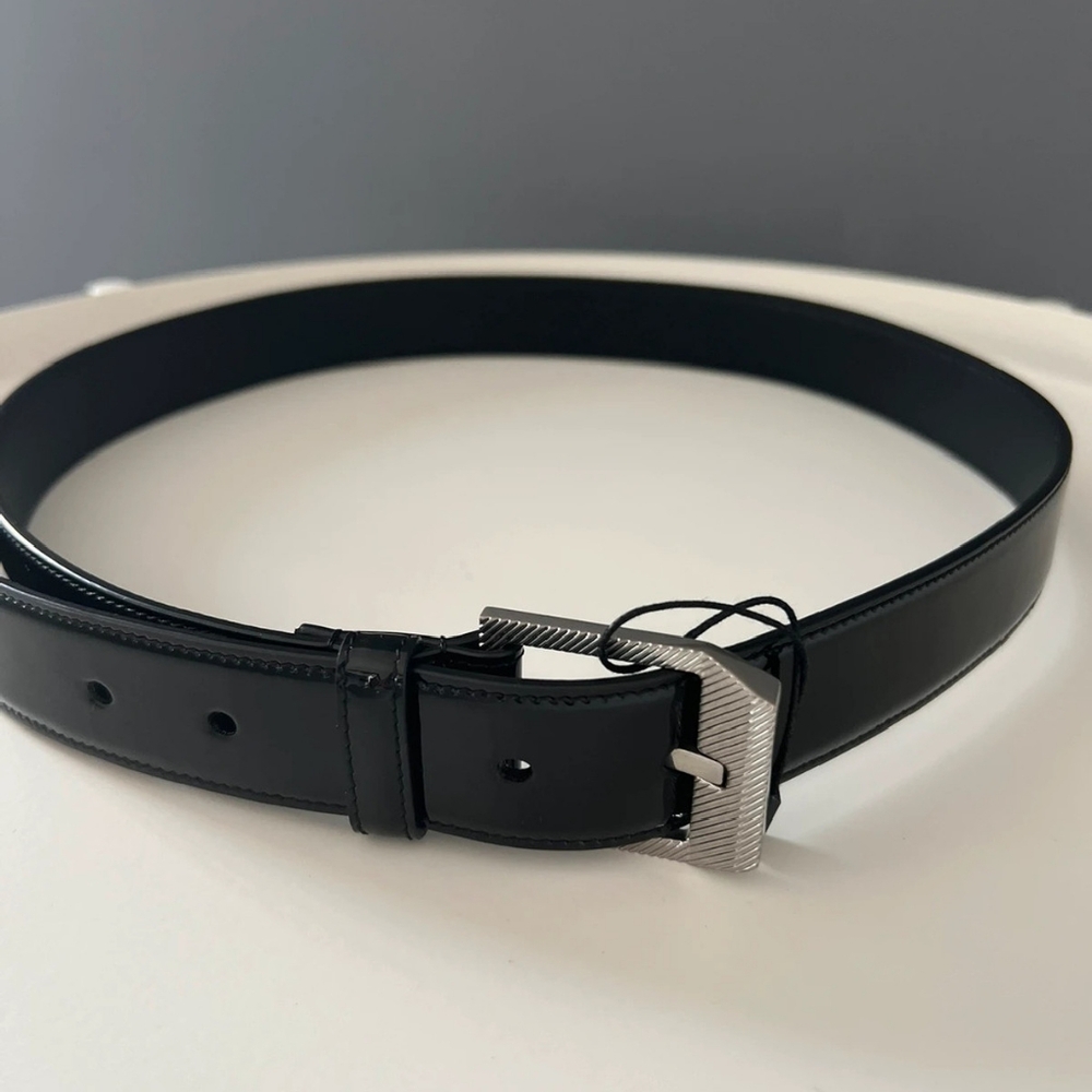 Saint Laurent Patent Belt